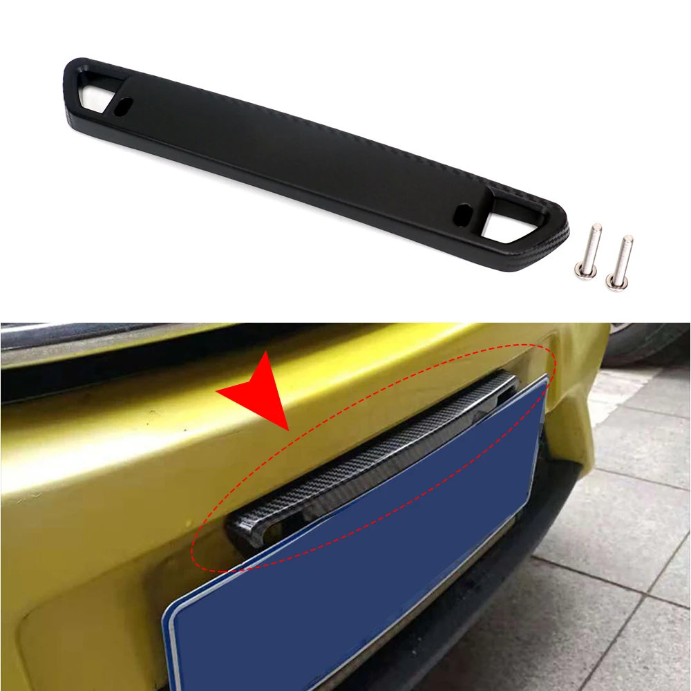 

Adjustable Universal Front Rear Bullet Car License Plate Bracket Holder SUV Number License Plate Mount Frame Accessories