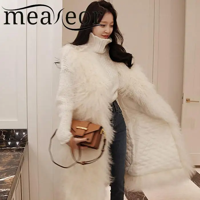 Meaneor Warmer Winter Women Coats Vest Casual Sleeveless Vests Cardigan Thick Winter Coat Solid Faux Fur Asymmetrical Overcoat Meaneor Warmer Winter Women Coats Vest Casual Sleeveless Vests Cardigan Thick Winter Coat Solid Faux Fur Asymmetrical Overcoat