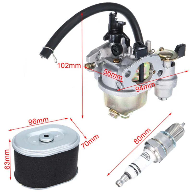 Новый Карбюратор Carb фильтр вилка комплект для Honda GX120 GX160 5.5HP GX200 6.5HP 168F прочное