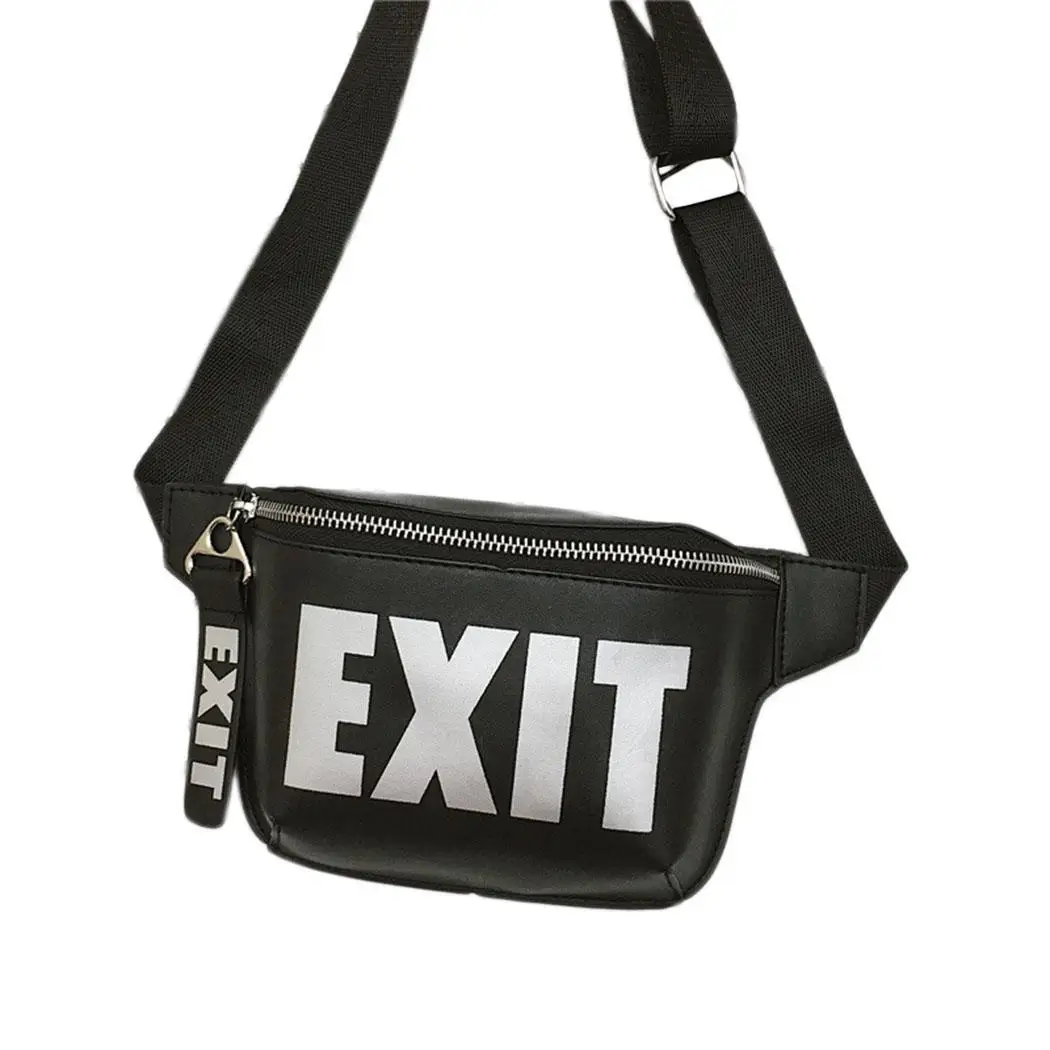 

Women Casual Letter Print Adjustable Strap 1 (Adjustable) Zip Waist Shoulder 26 x 14 x 6cm (L x x H) Bag