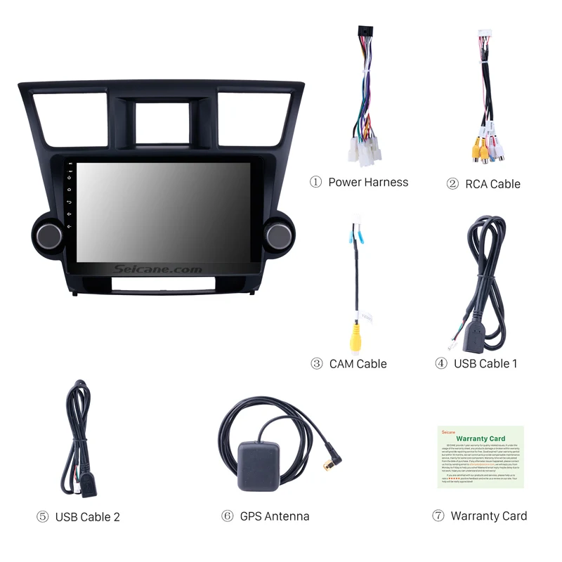 Flash Deal Seicane 10.1 inch Android 8.1 In Dash Bluetooth GPS Navigation System for 2014 2015 Toyota Highlander with HD 1024*600 Touch SWC 3 Flash Deal Seicane 10.1 inch Android 8.1 In Dash Bluetooth GPS Navigation System for 2014 2015 Toyota Highlander with HD 1024*600 Touch SWC 3