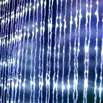 

2x2M Waterproof LED Waterfall Icicle Curtain String Lights Party Holiday Christmas Light for Wedding Garden Decoration