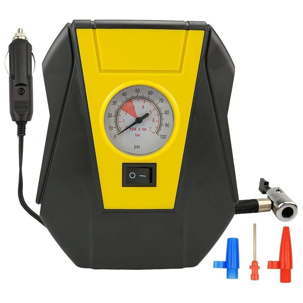 Online Inflador de neumáticos compresor de aire del coche bomba eléctrica portátil Auto 12V CC Volt 100 Psi