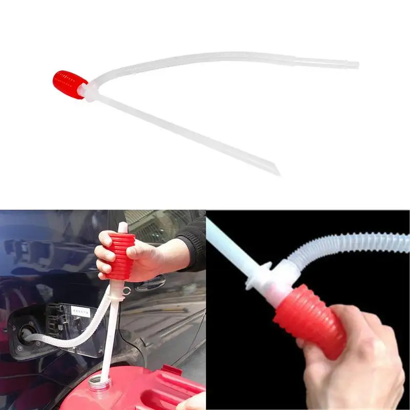 

Portable Car Manual Hand Siphon Pump Hose Gas Oil Syphon Transfer Hose Pump