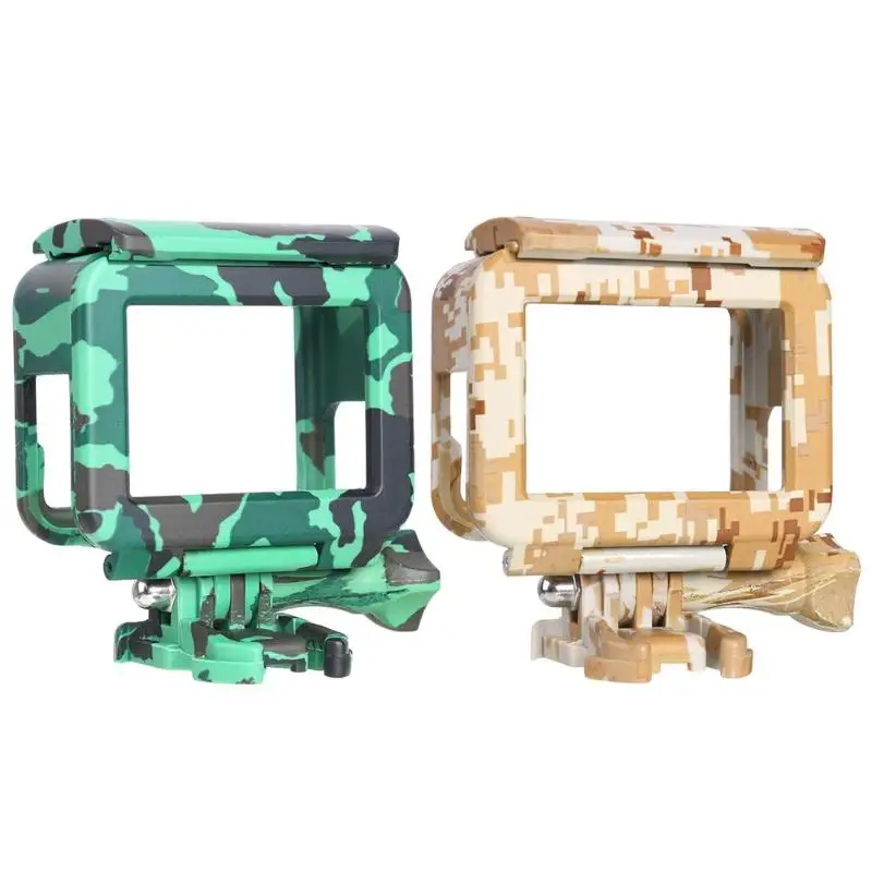 

Open Side Camouflage Protective Case Border Frame for GoPro 7 6 5 Black