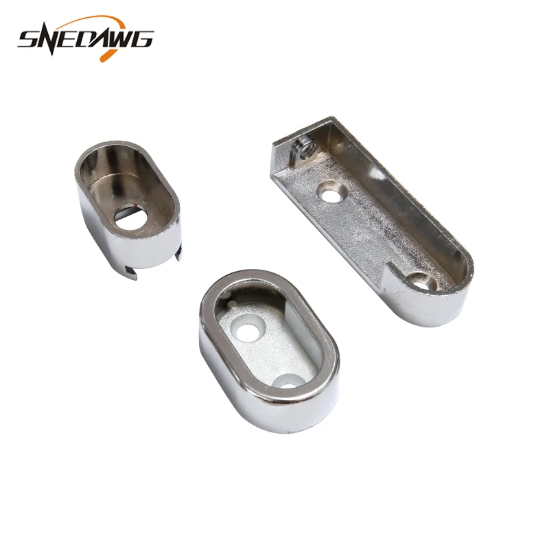 

2pcs 16mm Pipe Flange Bracket Zinc Alloy Flange Bracket Socket Fit 16mm Tube Wall Mount Cloth Rack Pipe Bracket