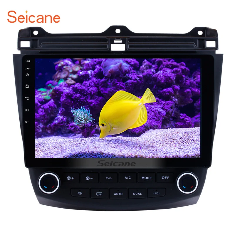 

Seicane 10.1 inch GPS Navi Unit Player Android 9.0 IPS 8-Core for 2003-2006 2007 Honda Accord 7 Car Radio Steering Wheel Control
