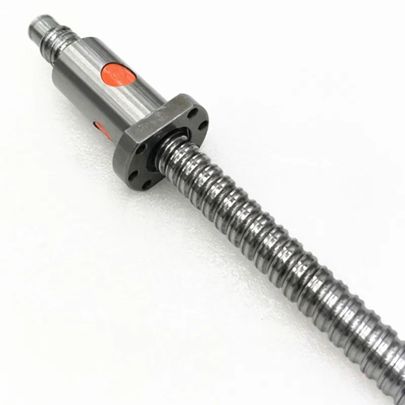 

1pc 25mm Ball Screw Rolled C7 ballscrew SFU2510 800mm BK20 BF20 end processing+1pc SFU2510 Ballscrew nut