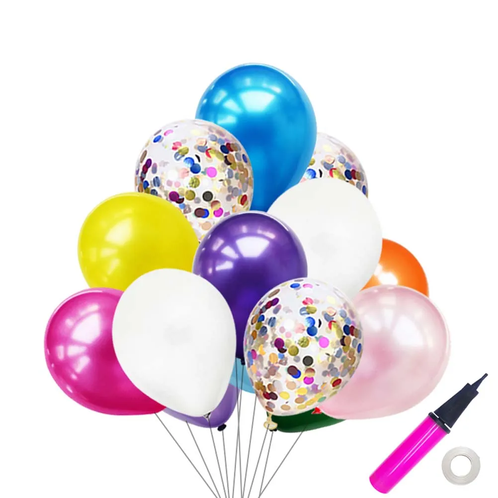 40pcs Paillette Latex Balloons For Party Birthday Celebration