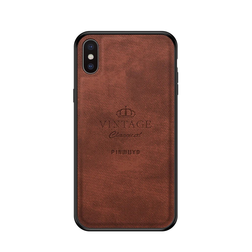 

Mofi For IPhone Xs Max Case Leather Slim Fit Phone Case Back Silicone Cover Protective Shell Light Soft Case For IPhone Xs Max
