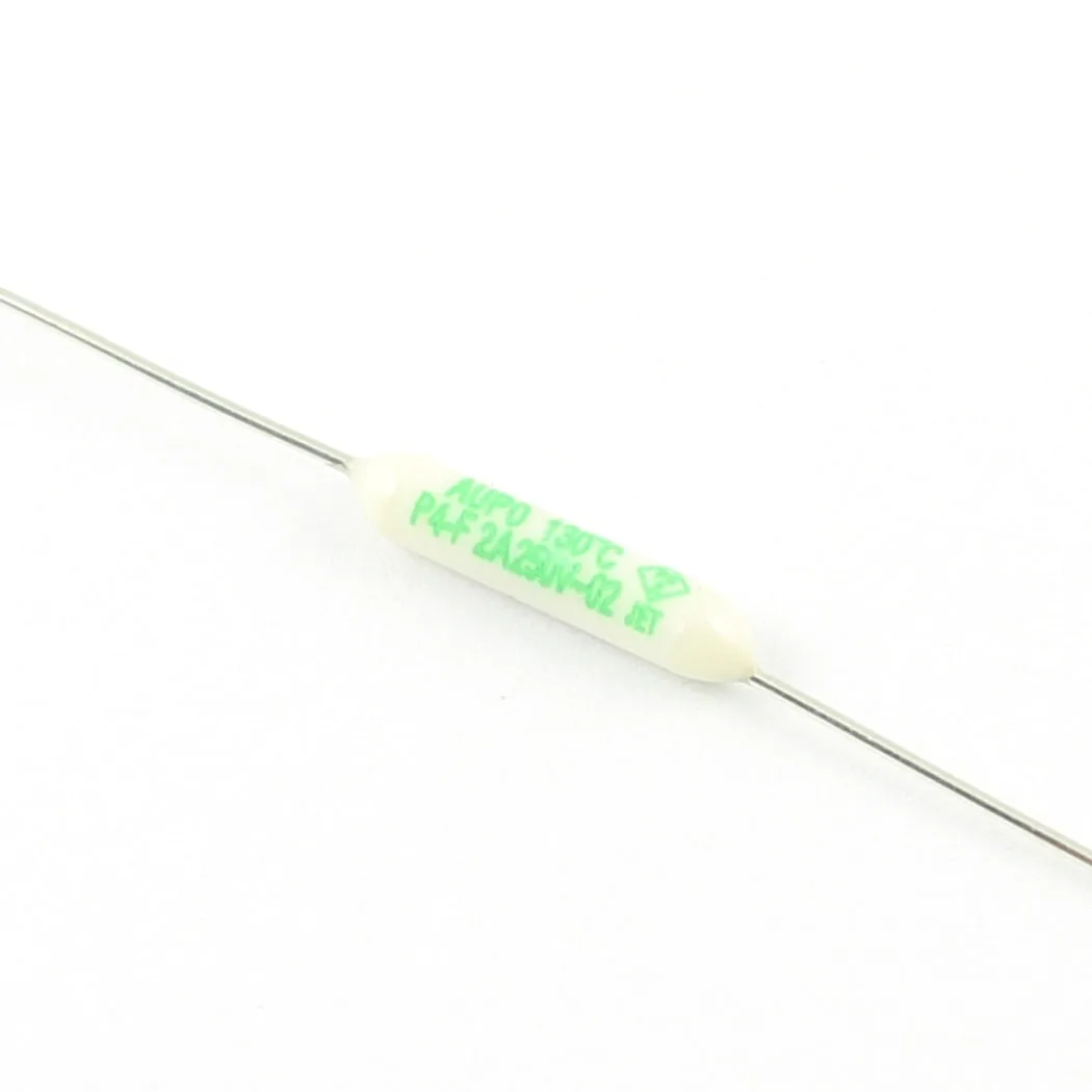 

5Pcs / Lot AUPO Axial Type Thermal Fuse Cutoff TF 130 Celsius Degree 250V 2A P4-F
