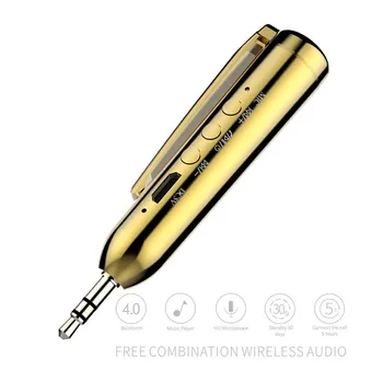 

Wireless Bluetooth Aux Audio Receiver Adapter Bluetooth4.2 Handsfree Car Kit 3.5mm jack Aux Bluetooth Hands Free Music Receiver