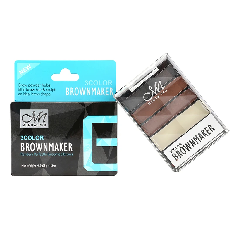 Coupon Price for  MENOW Natural Eyebrow Three-Dimensional High-Light Powder Waterproof Easy To Color Is Not Blooming 