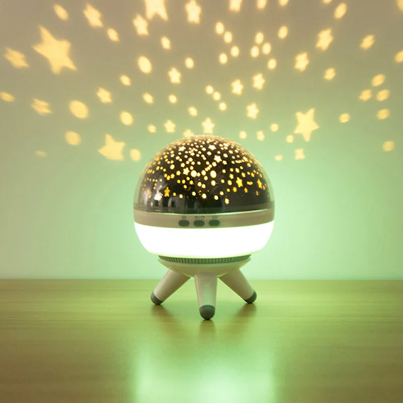 

BRELONG Rotating Projection Night Light For Decoration Christmas Lighting Home Decor Lamp USB Charging