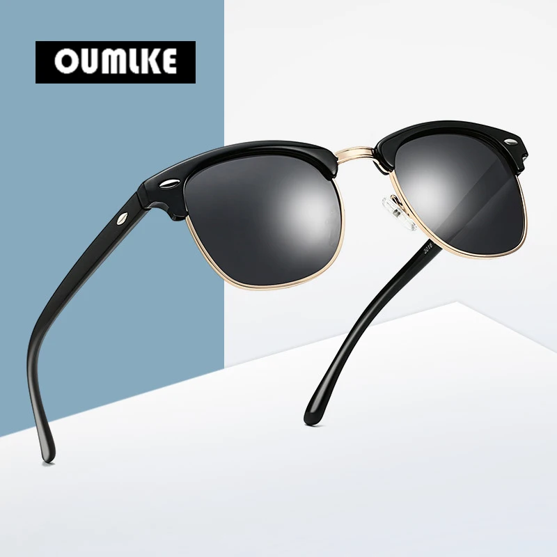 

2019 Classic Polarized Sunglasses Men Women Retro Brand Designer High Quality Sun Glasses Female Male Fashion Mirror Sunglass