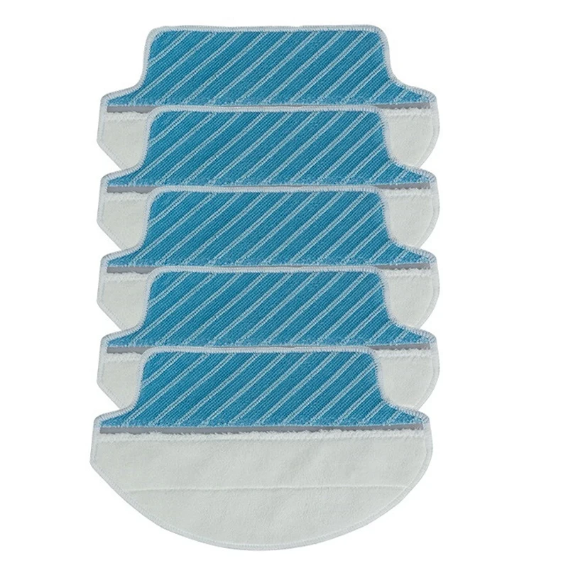 New 5 Pack Robot Vacuum Cleaner Parts Mopping Cleaning Mop Rag For Ecovacs Deebot DT85 / DT83 DM81 DM85 DM86 Cloth | Бытовая техника
