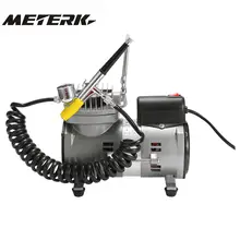 Переносной спрей дозатор воздуха компрессорная установка для искусства Татуировка-картина ремесло торт Спрей модель красивый аэрограф наборы