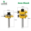 LAVIE 2 pcs 8mm Shank Tongue Groove Joint Router Bits T Slot Assemble Milling Cutter for Wood Woodworking Cutting Tools MC02054 ► Photo 2/5