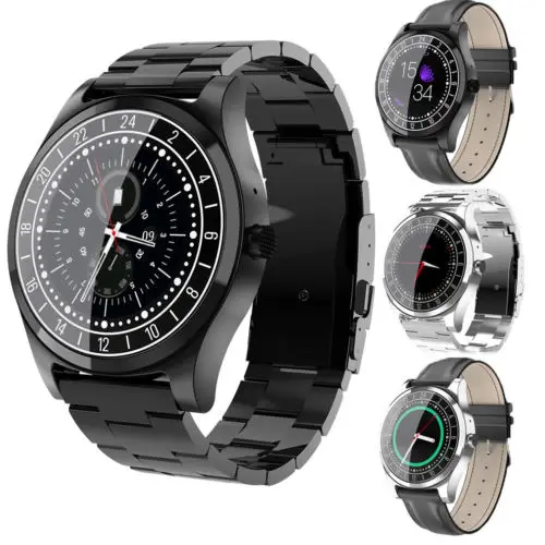 Bluetooth Smart Business Watch Heart Rate Blood Pressure Monitor For iOS Android Unisex Smart Watches Digital Wristwatches