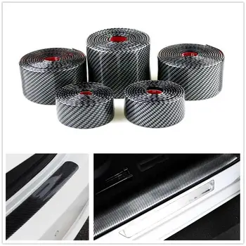 

Car Protective Film Auto Roll Bumper Lip Protector Moulding Strip Self Adhesive Carbon Fiber Car Stickers Styling Accessories