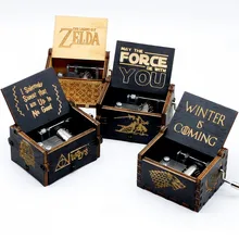 Горячая рука коленчатая музыкальная шкатулка деревянная игра трон Звездные войны замок в небе подарки на день рождения Рождественские подарки