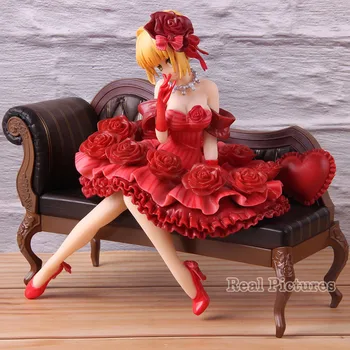 

Anime Fate Extra Nero Claudius Red Saber Figure 1/7 Scale PVC Collectible Model Toy Gift