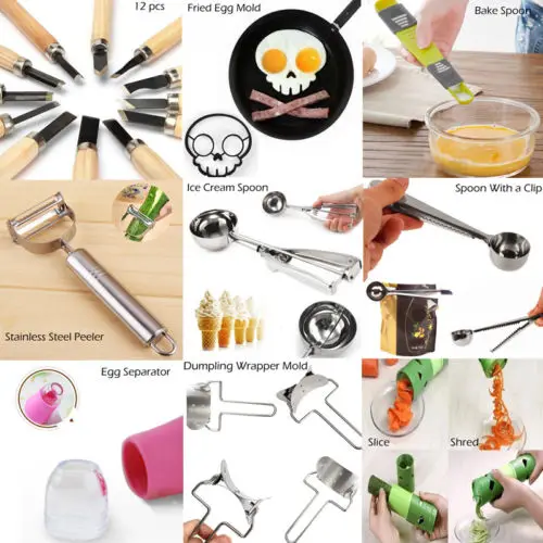 

19 Style Kitchen KIT Utensil Set Cooking Baking and Measuring Tool or Gadget