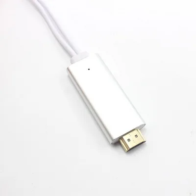 100pcs HDMI 케이블 HDTV 어댑터 AV 케이블 8 핀/마이크로 USB HDMI 1080P 아이폰 5 6 S 플러스 안 드 로이드 삼성