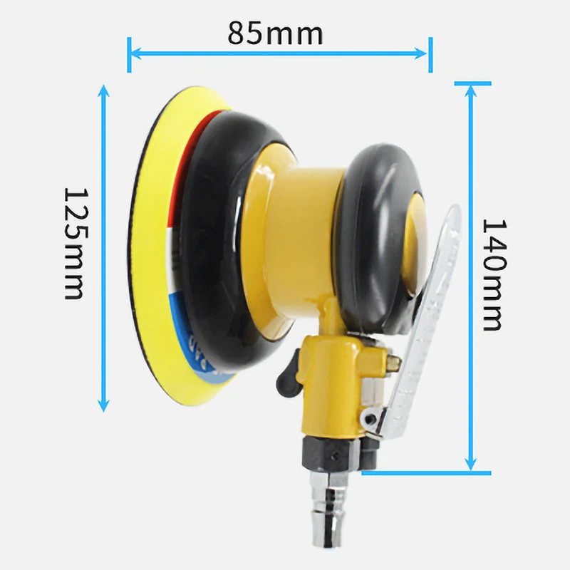 Новинка 5 дюймовый пневматический Сандерс 125 мм шлифовальный станок воздуха эксцентриковый трек Сандерс машины для чистки воздушные инструменты