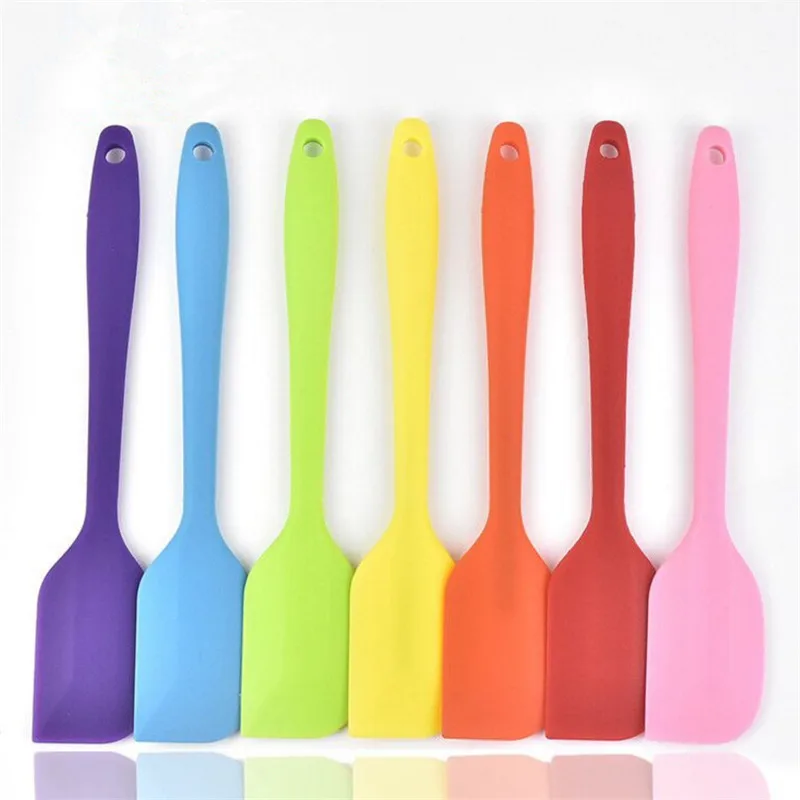 

WSOMIGO 1pc Silicone Spatula Vegetable Fruit Non-stick Butter Cream Scraper Cooking Tools Kitchen Accessories Kitchen Gadgets-S