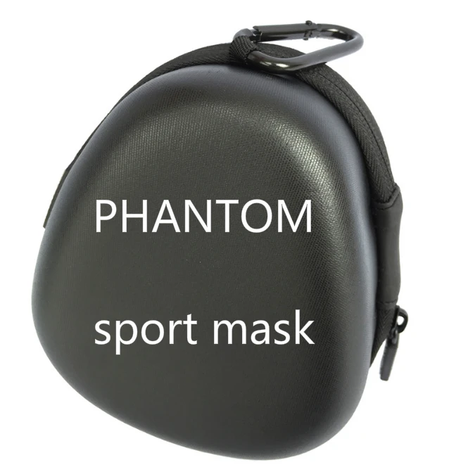 Защитная маска качество Для мужчин и Для женщин Phantom Портативный упаковки спортивные маска для улицы Ева мешок черный труда защитные