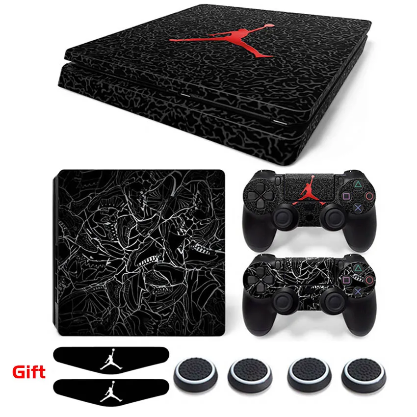 Модные виниловые наклейки для playstation 4 PS4 Slim Console и 2 контроллера на светильник