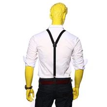 Модная эластичная подвеска Y-Back черные женские мужские Студенческие аксессуары на брюки для подтяжки, джинсовые брюки