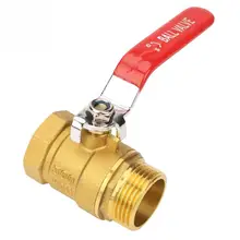 

Ball Valve Level Handle Brass Pipe Ball Valve Male and Female Thread 1 inch BSP DN25 Ball Valve Shut-off Valve kugelhahn