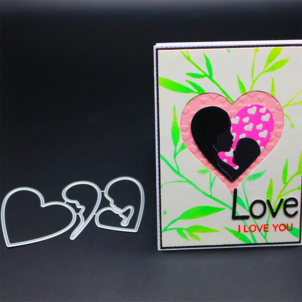 

YINISE127 LOVE SCRAPBOOK Metal Cutting Dies For Scrapbooking Stencils DIY Album Paper Cards Decoration Embossing Folder Die CUT