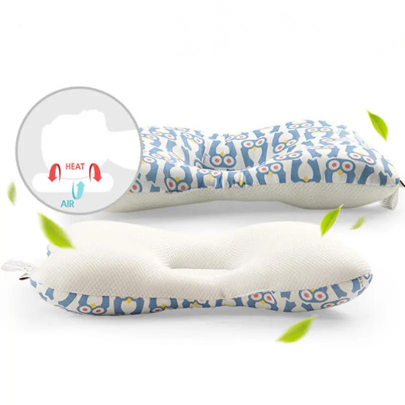 Новорожденный Младенец Прямоугольная подушка Младенцы полосы формирование позиционер предотвратить плоской головкой против скатывания постельные принадлежности