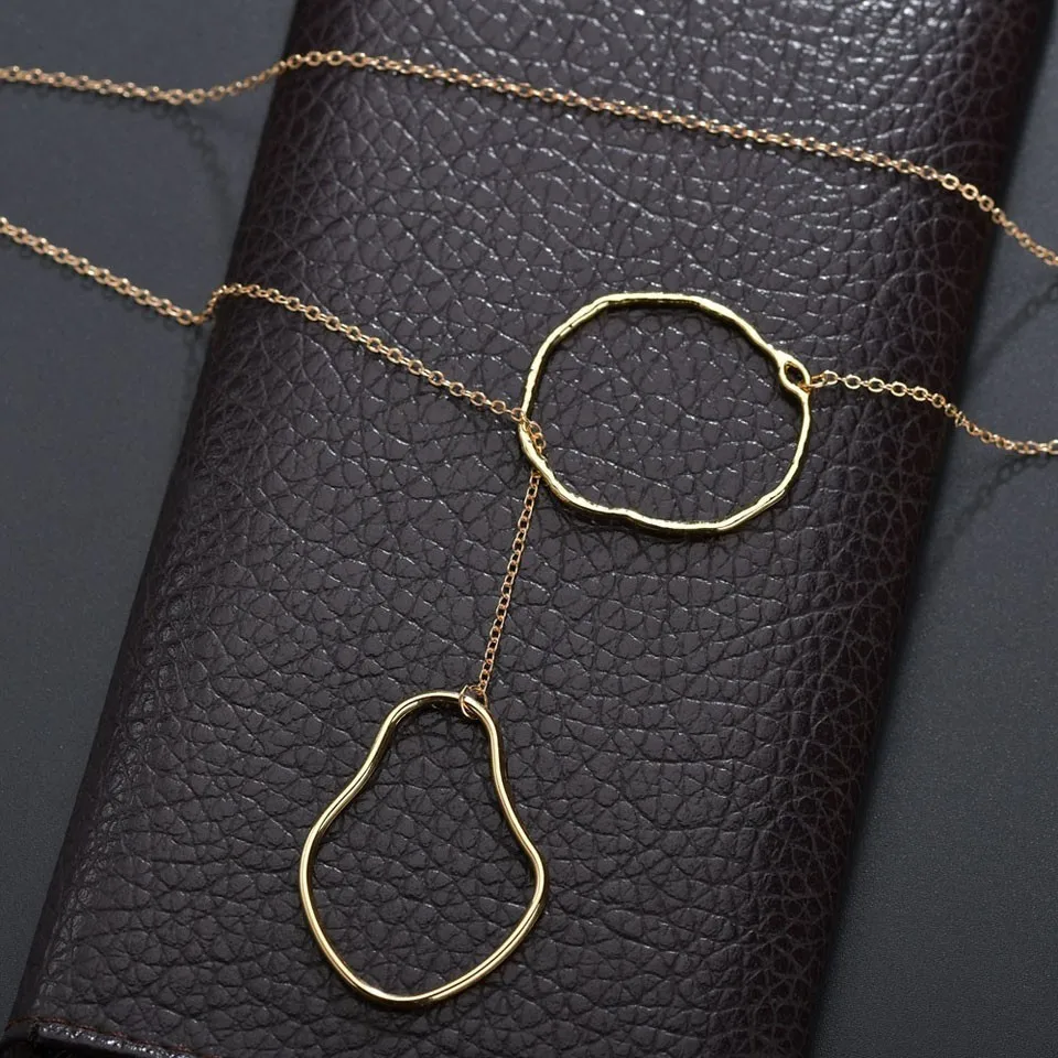 

New Arrival Geometric Pendant Necklaces Women Minimalism Design Necklaces Chain For Girls Concise Engagement Necklaces