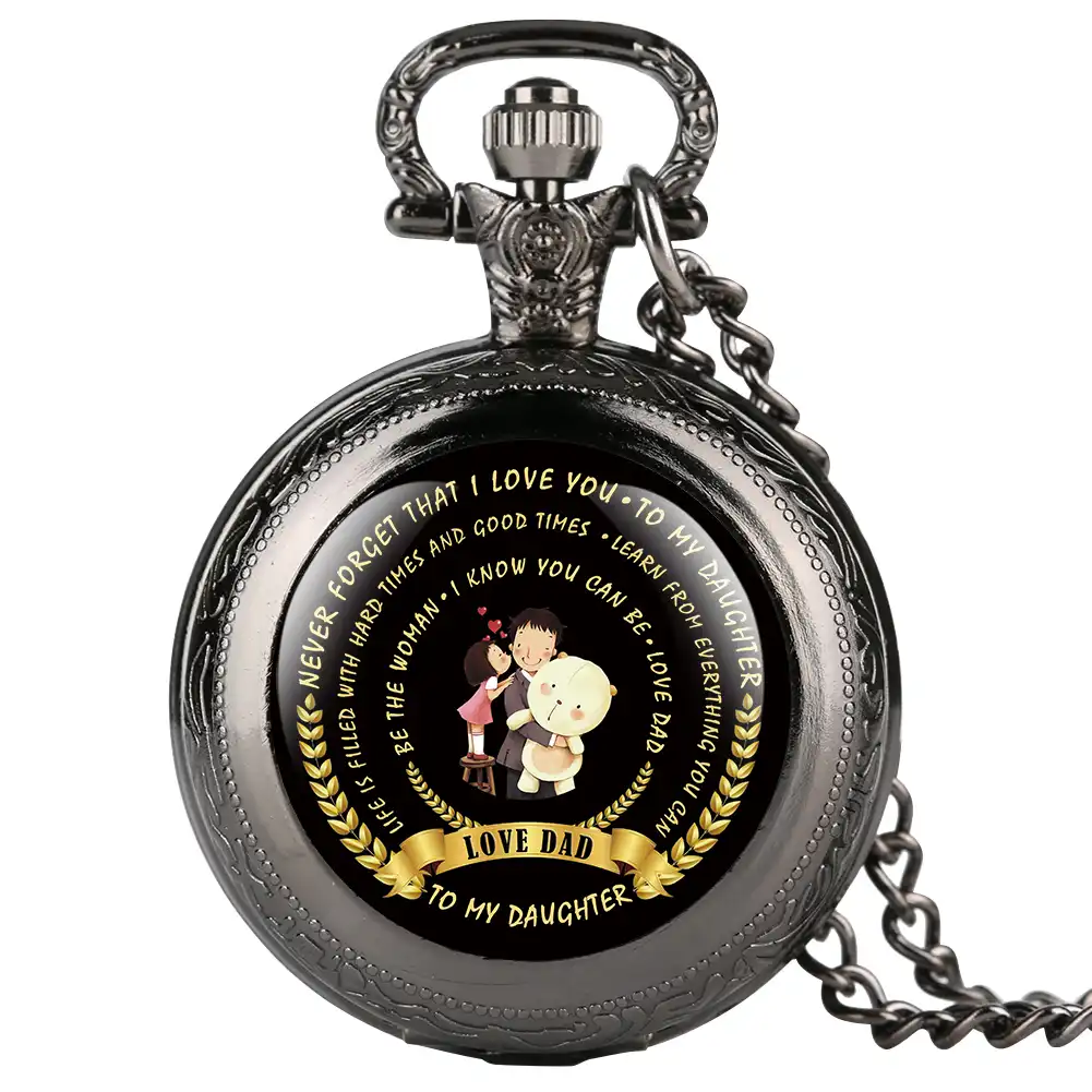 digital pocket watch with cover