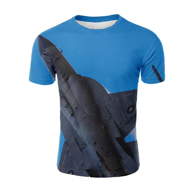 YELITE Newest Airplane In The Sky Cool Streetwear 3d Print T Shirt Men Short Sleeve Summer Tops Tees Fashion O-Neck Tshirts YELITE Newest Airplane In The Sky Cool Streetwear 3d Print T Shirt Men Short Sleeve Summer Tops Tees Fashion O-Neck Tshirts