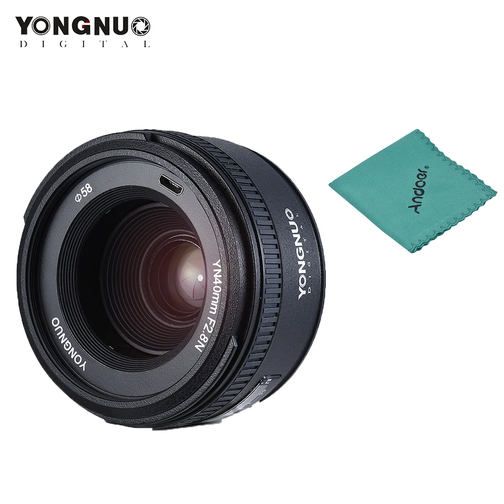 YONGNUO YN40mm F2.8N объектив 1:2.8 стандартный фиксированный основной AF MF Автофокус