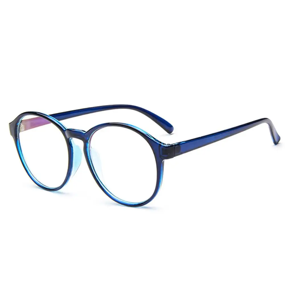 MISSKY Стиль Анти-излучения Простые Стеклянные очки Женские пластиковые полукруглая рамка стекло es красочные оптические
