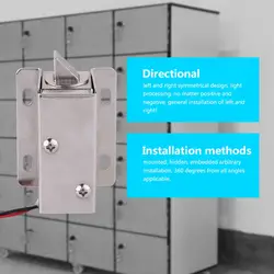 Электромагнитный клапан электрический замок электромагнитный контроль доступа для дверного шкафа ящик ультратонкий дизайн электронный