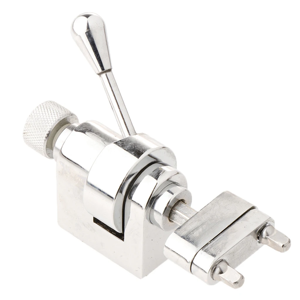 Tooyful Metal Snare Drum Throw Off Clamp Strainer Regulator with Mounting Screws Silver Drum Strainer for Drum-player drum percussion accessories drum accessories drum screws