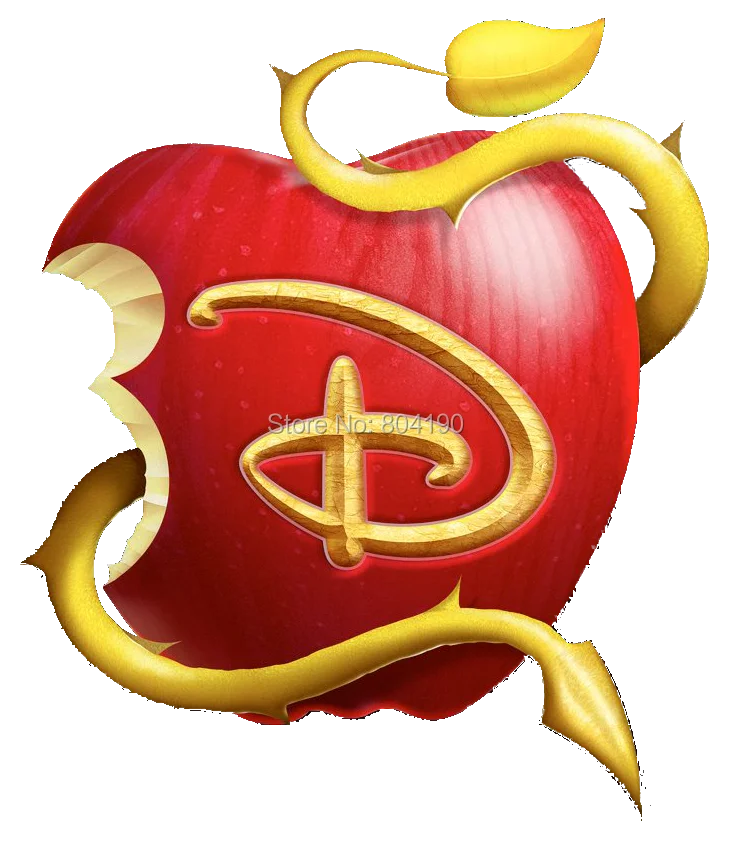 

4" Descendants TV Series Movie Cartoon applique Embroidered sew on/ iron on patches for clothing