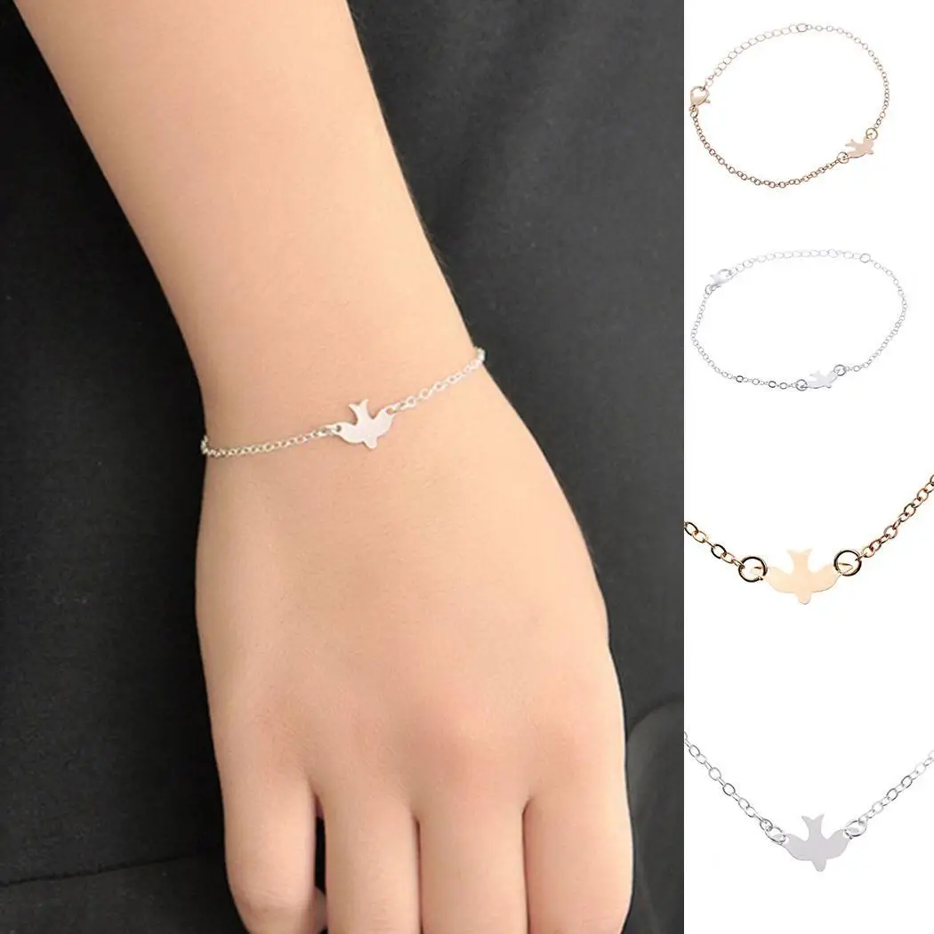 Для женщин Мода Ласточка Птица животных браслеты цепочки Jewelry повседневное