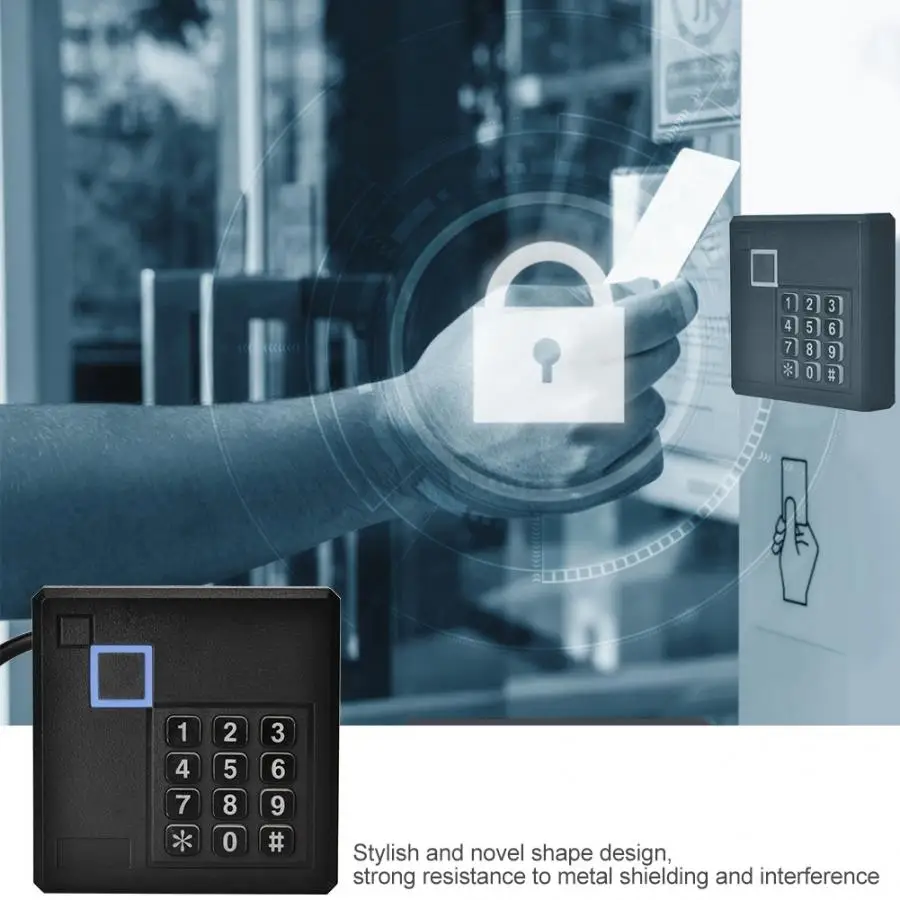 Водонепроницаемый считыватель карт доступа RFID 125 кГц/13 56 МГц Wiegand 26/34|Картридеры| |