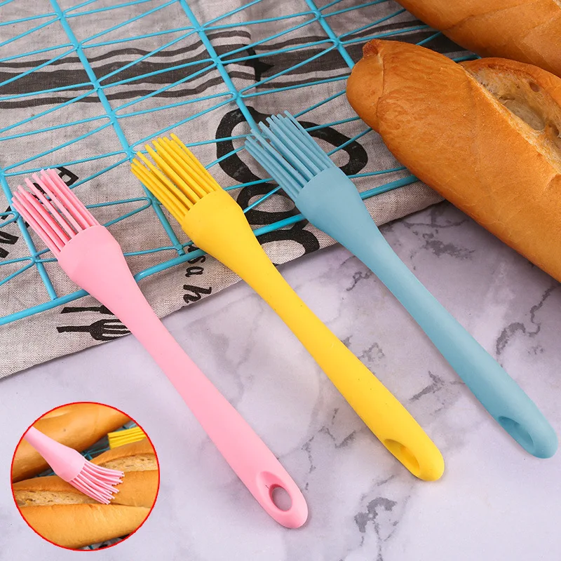 

Silicone Bread Basting Brush BBQ Baking Round Sweep Butter Brush DIY Kitchen Cooking Tools Magic Cleaning Brushes Easy To Clean