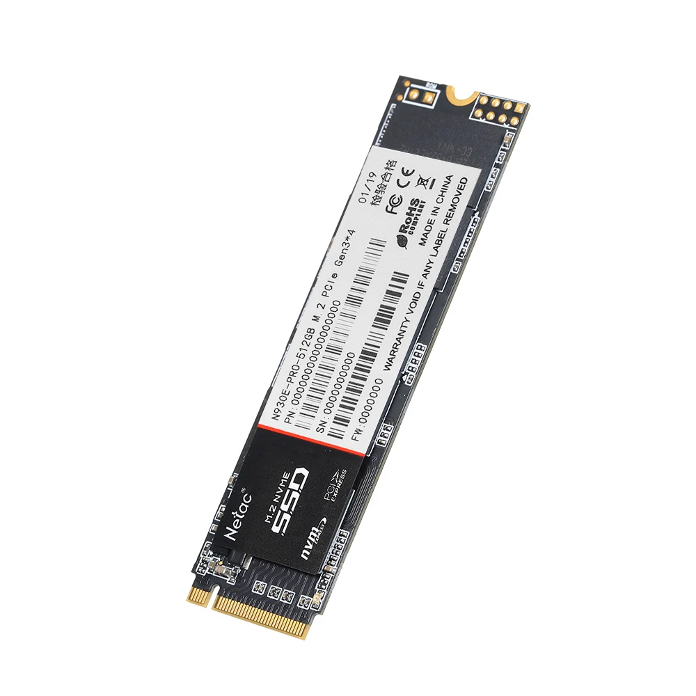 Твердотельный накопитель Netac N930E Pro M.2 2280 SSD 128 ГБ NVMe PCIe Gen3 * 4 3D MLC/TLC NAND Flash|Внутренние