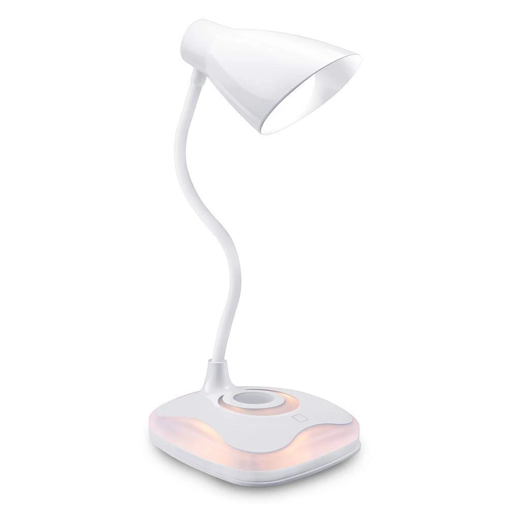 

Led Table Lamp Rechargeable LED Stand Desk Lamp with Blue Night Light Power Bank Touch Switch Dimmer Study Desk Light Table