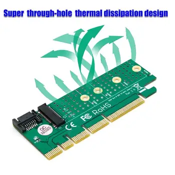 

M.2 B Key SATA-Bus SSD to SATA3 Adapter PCI Express Slot SATA Cable Kit for 230/2242/2260/2280 type NGFF M.2 disk